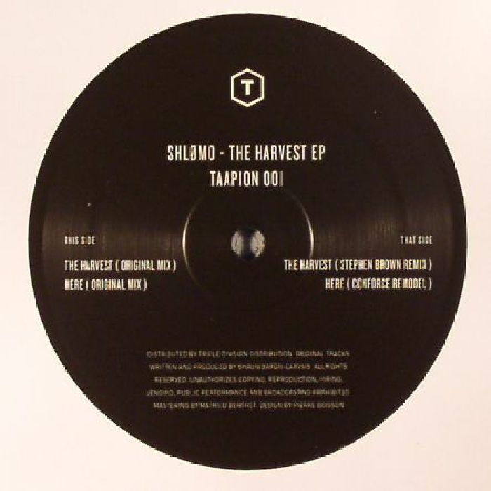 SHLOMO - The Harvest EP