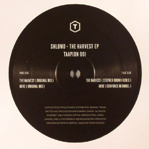 SHLOMO - The Harvest EP