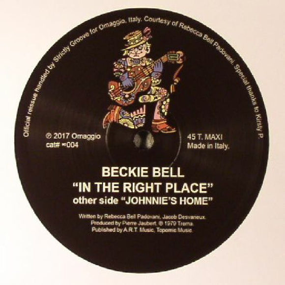 BECKIE BELL - In The Right Place (reissue)