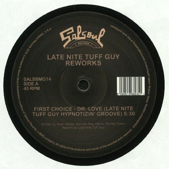 FIRST CHOICE / DOUBLE EXPOSURE / LATE NITE TUFF GUY - Dr Love