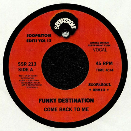 FUNKY DESTINATION - Come Back To Me