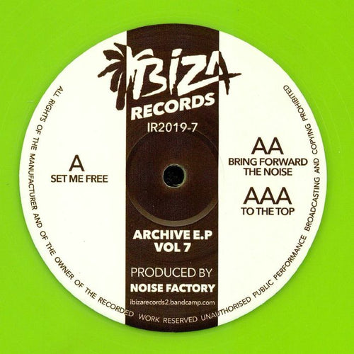 NOISE FACTORY - Archive EP Vol 7 (green vinyl 12")