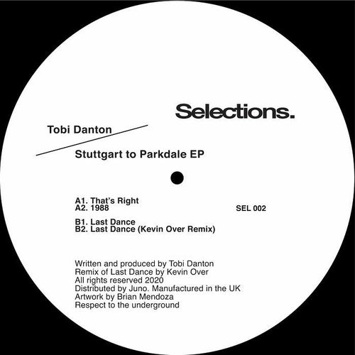 Tobi Danton / Kevin Over - Stuttgart to Parkdale EP (Kevin Over remix)