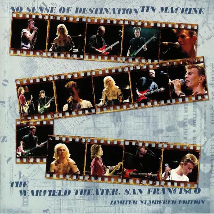 David BOWIE/TIN MACHINE - No Sense Of Destination (limited blue vinyl LP)