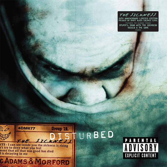 Disturbed - The Sickness: Limited Edition Black Cloud Smoky Vinyl