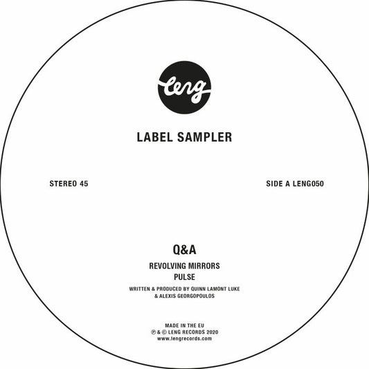 Q&A / LEX - Leng Records 10th Anniversary Sampler 1