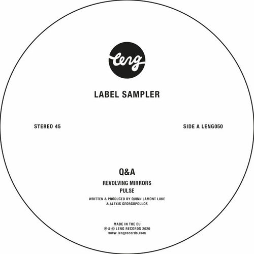 Q&A / LEX - Leng Records 10th Anniversary Sampler 1