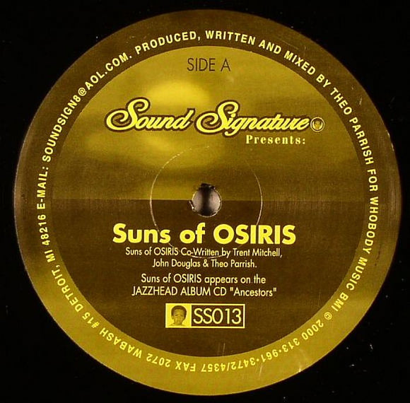 Theo PARRISH - Suns Of Osiris (ONE PER PERSON)