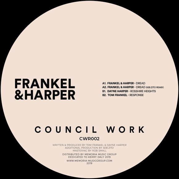 FRANKEL & HARPER - Dread EP