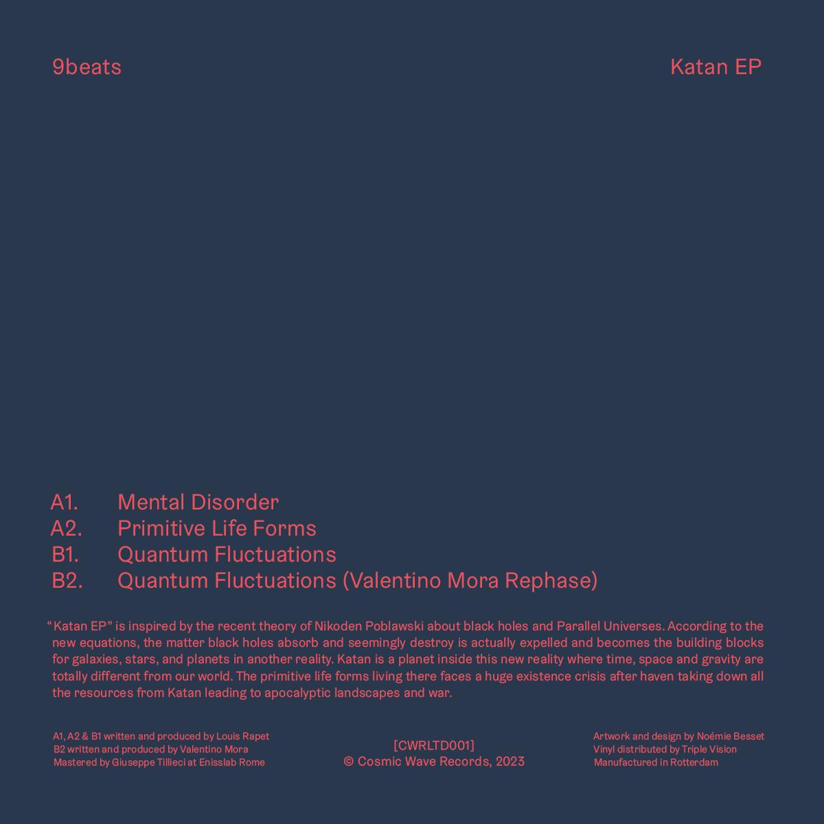 9beats - Katan EP [white marbled vinyl / printed sleeve]