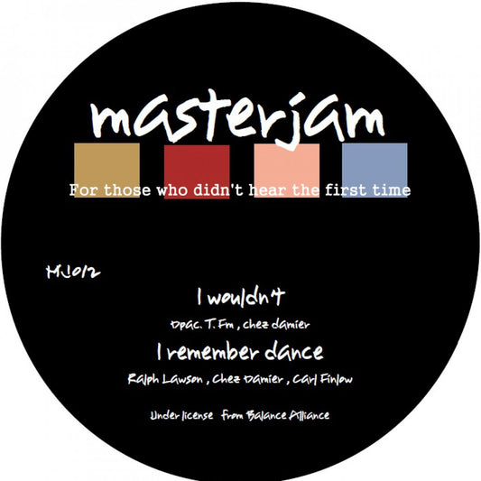 Chez Damier, Ron Trent, Dpac, Terrence Fm, Ralph Lawson, Carl Finlow - Master Jam EP