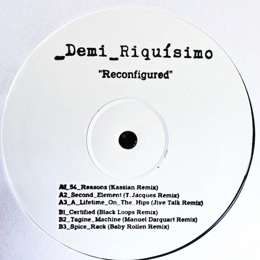 DEMI RIQUíSIMO - RECONFIGURED  SEMI DELICIOUS