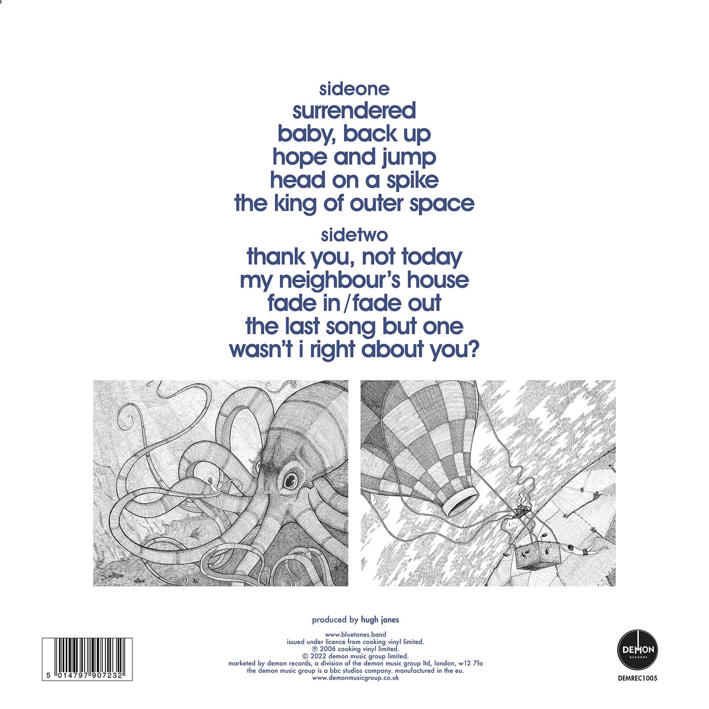 The Bluetones - The Bluetones (140g Translucent Blue)