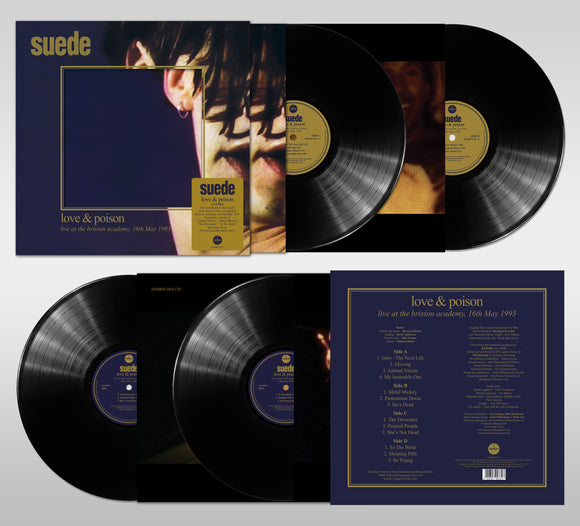 Suede - Love and Poison (2 x 140g Black Vinyl)