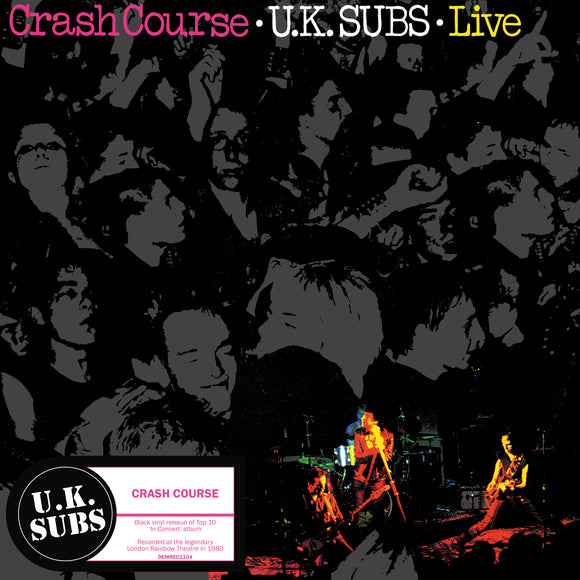 UK Subs - Crash Course (140g Black Vinyl)