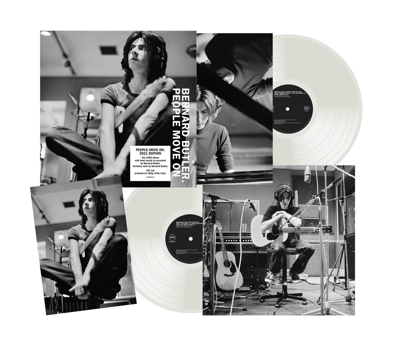 Bernard Butler - People Move On (New 2021 Recording) (180g White Vinyl) (UK Indies 750 Signed Edition)