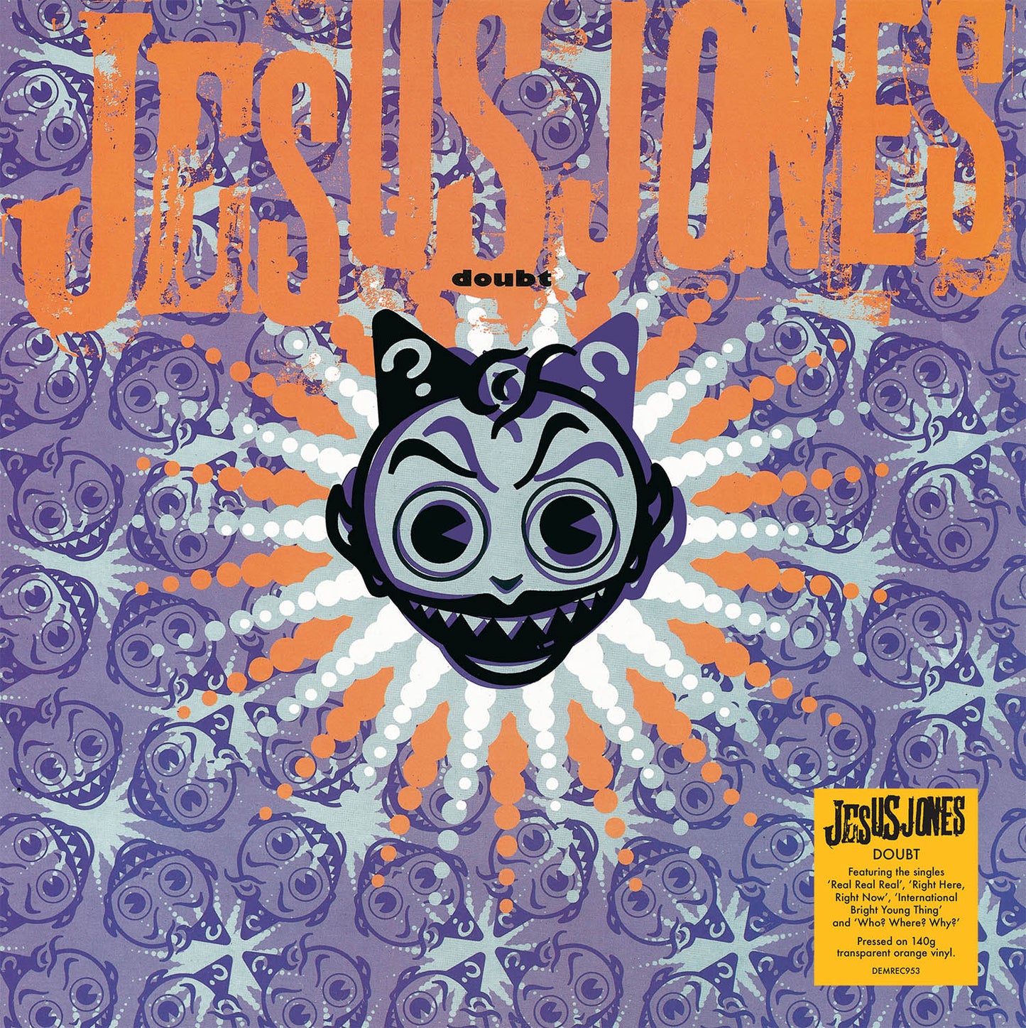 Jesus Jones - Doubt (140g translucent orange vinyl)