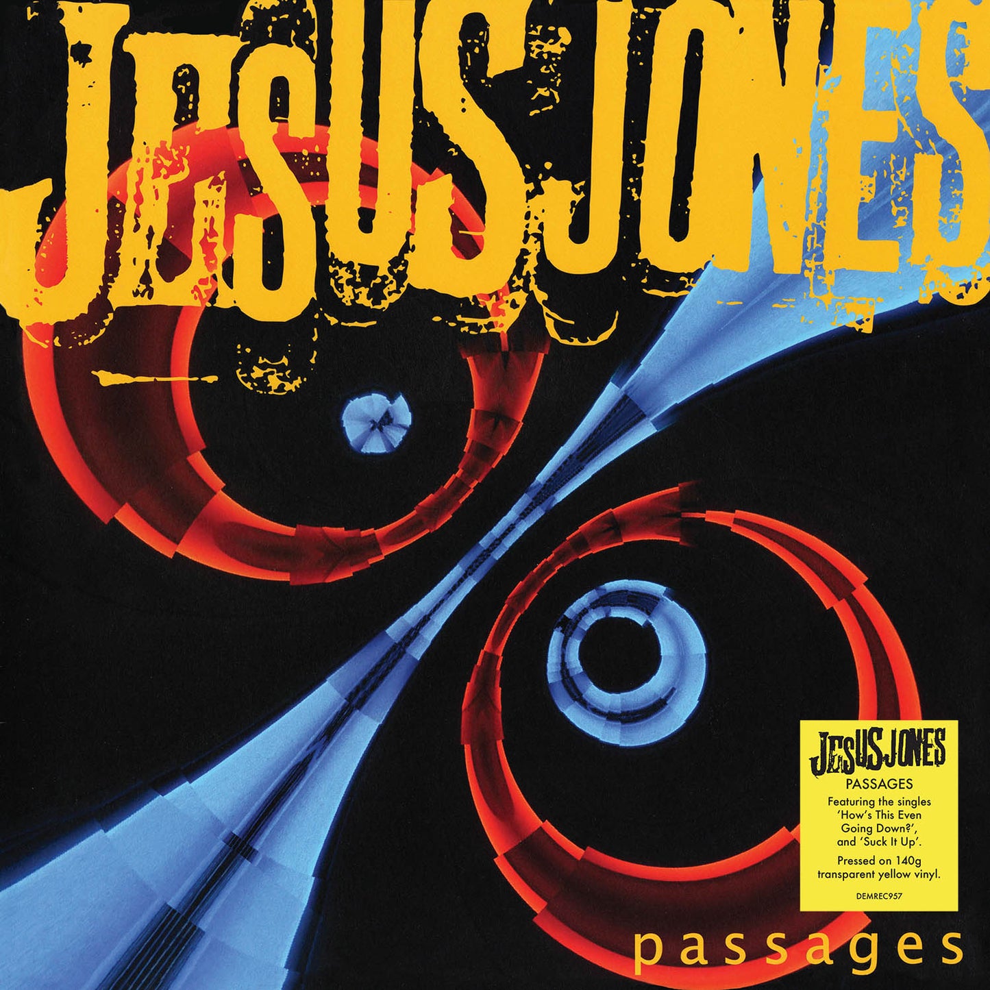 Jesus Jones - Passages (140g translucent yellow vinyl)