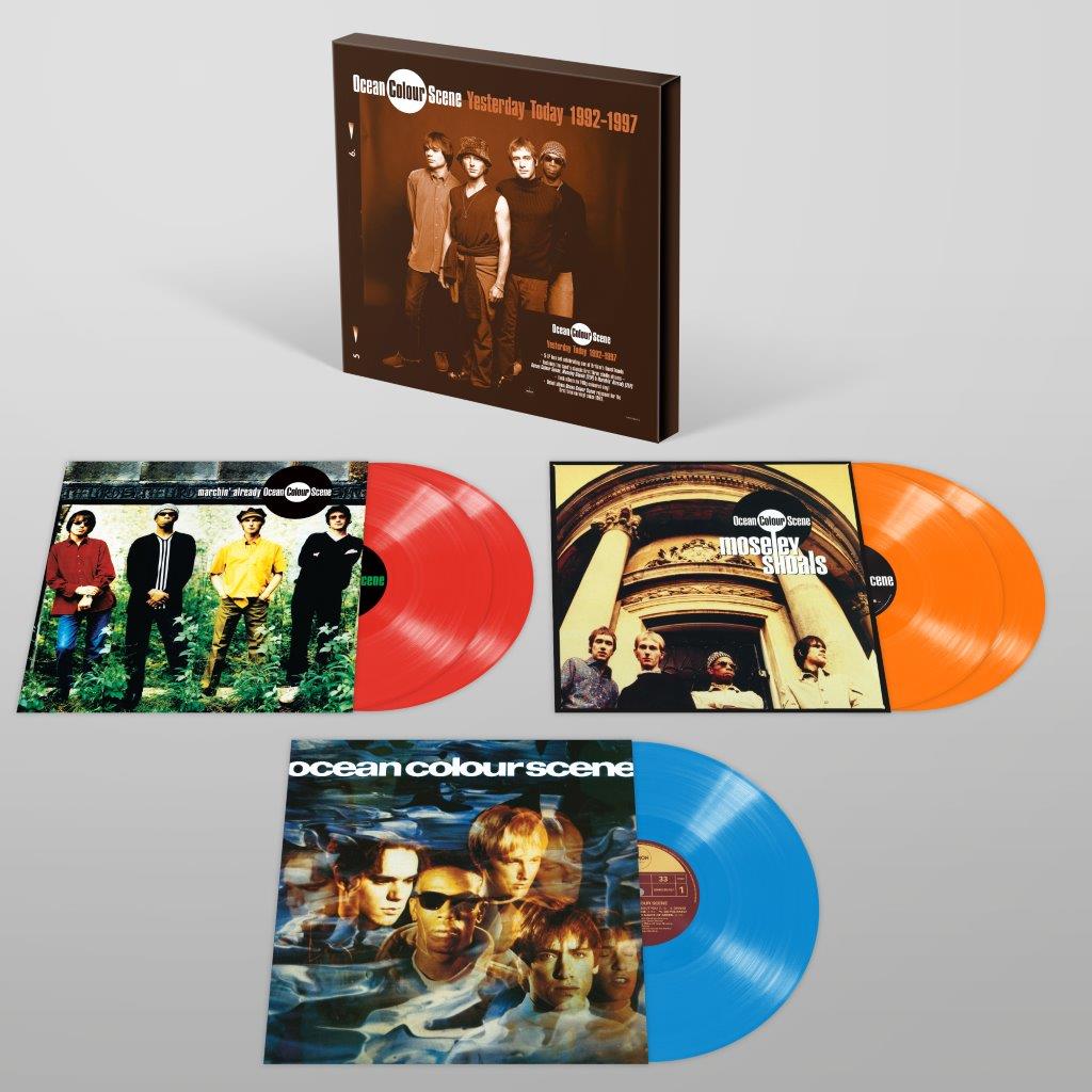 Ocean Colour Scene - Yesterday Today 1992 - 1997 (140g Blue, Orange & Red Vinyl)