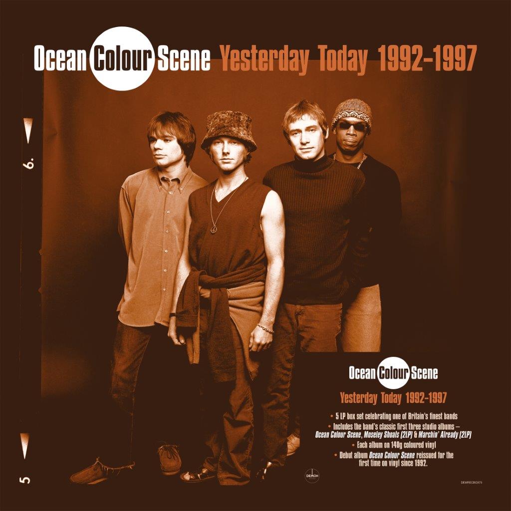 Ocean Colour Scene - Yesterday Today 1992 - 1997 (140g Blue, Orange & Red Vinyl)