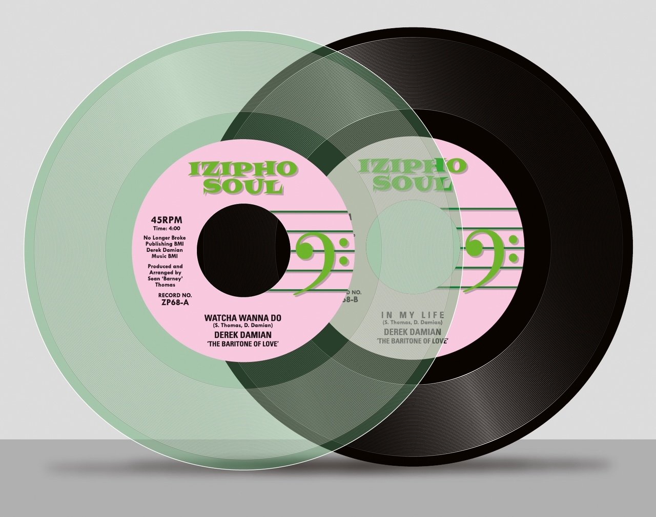 Derek Damian - Whatcha Wanna Do / In My Life [Coke Bottle Green Vinyl]