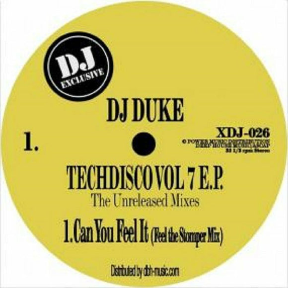 DJ DUKE - Techdisco Vol 7 EP (The Unreleased Mixes)