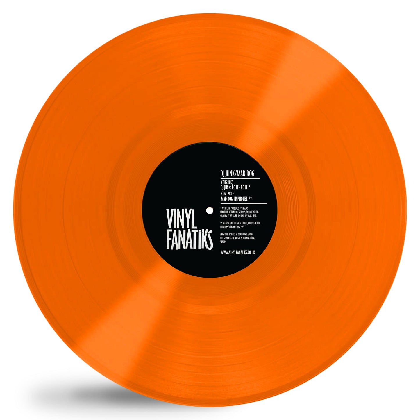 DJ Junk/Mad Dog - Do It-Do It/Hypnotise - ORANGE VINYL