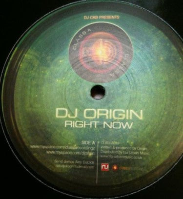 DJ Origin - Right Now / Sequence