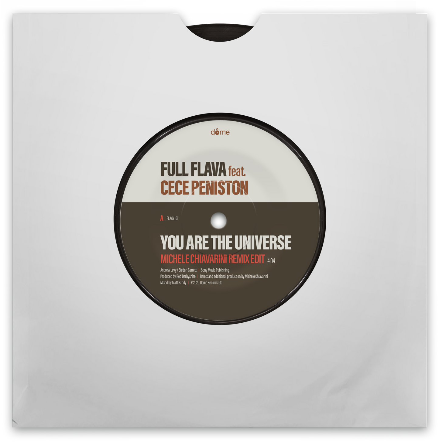 FULL FLAVA - YOU ARE THE UNIVERSE (MICHELE CHIAVARINI REMIX EDIT)/ THE GLOW OF LOVE (ROB HARDT REMIX EDIT)