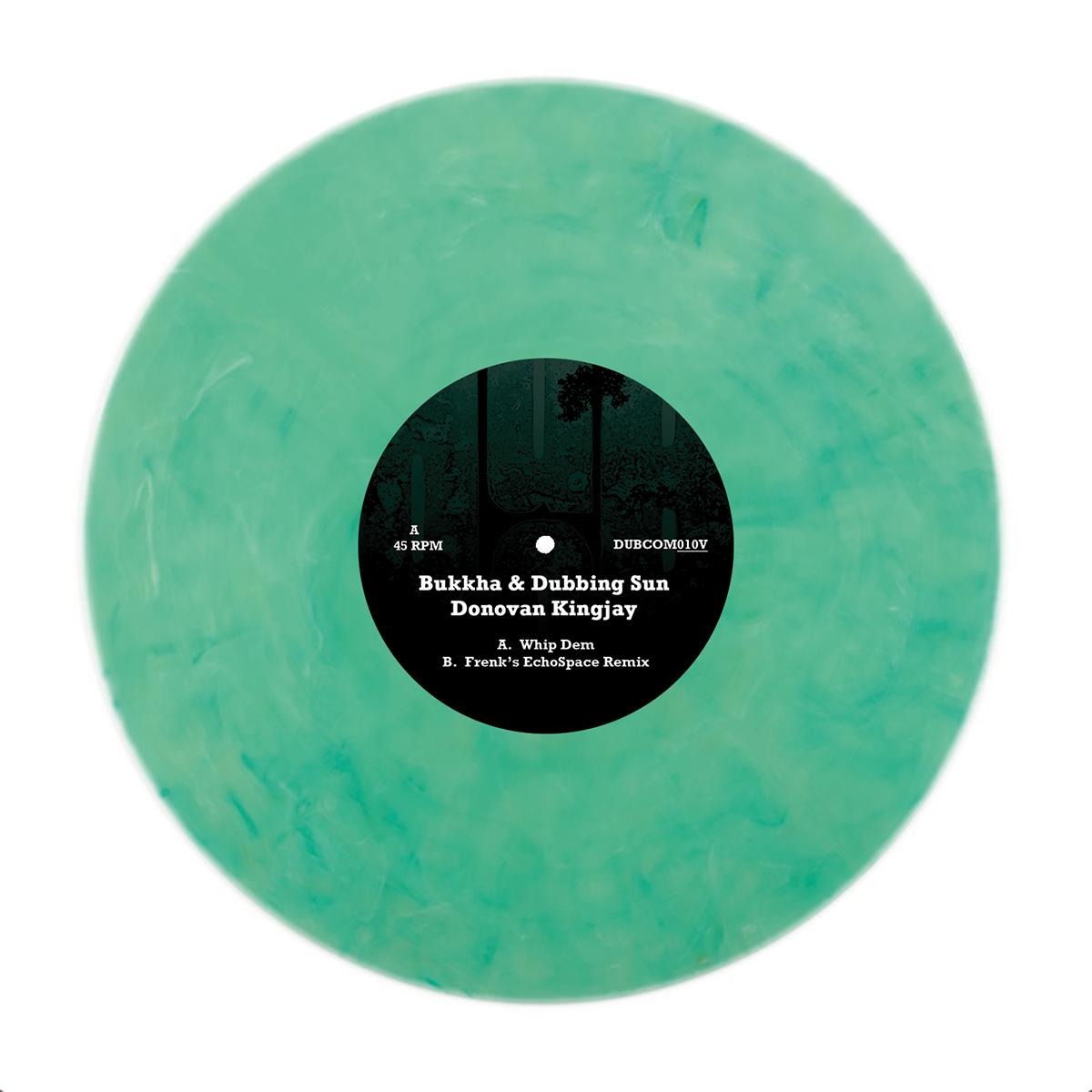 Bukkha & Dubbing Sun feat. Donovan Kingjay remix Frenk Dublin - Whip Dem [green + white mixed vinyl]