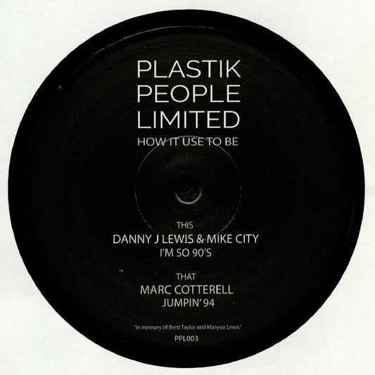 Danny J LEWIS / MIKE CITY / MARC COTTERELL - How it Use To Be