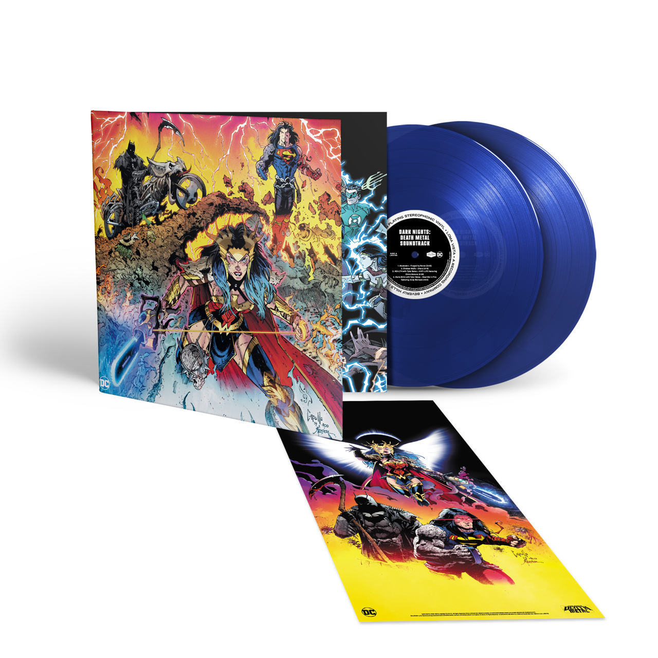VARIOUS ARTISTS - DARK NIGHTS: DEATH METAL – SOUNDTRACK [2LP BLUE VINYL]