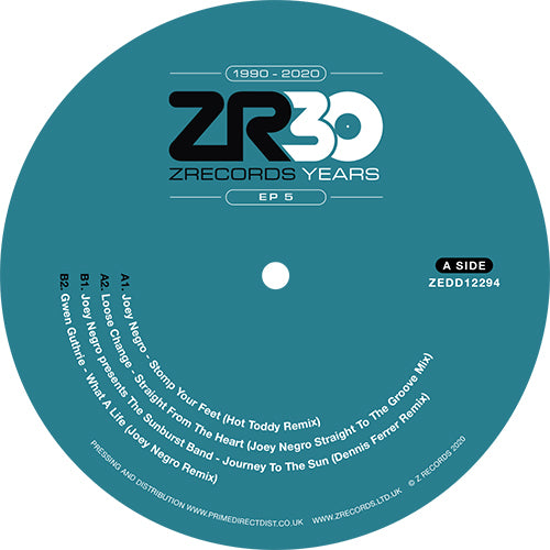 Joey Negro / Loose Change / The Sunburst Band / Gwen Guthrie - Dave Lee presents 30 Years of Z Records EP 5
