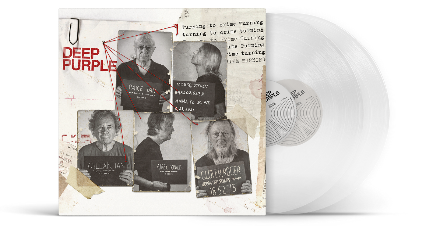 DEEP PURPLE - TURNING TO CRIME [LIMITED EDITION GATEFOLD CRYSTAL CLEAR 2LP]