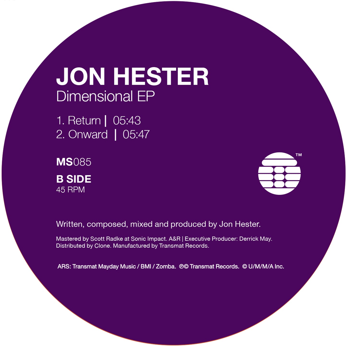 Jon Hester - Dimensional EP