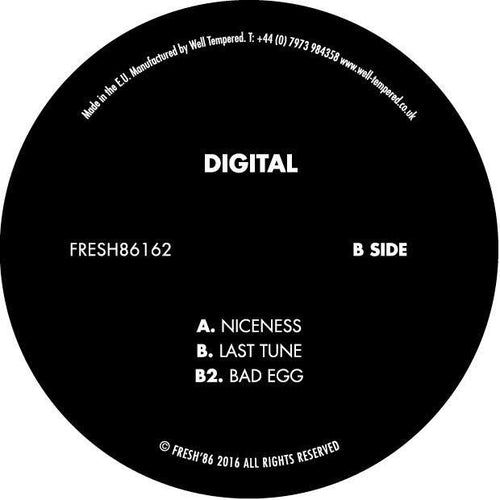 Digital - Niceness / Last Tune /  Bad Egg [Repress]