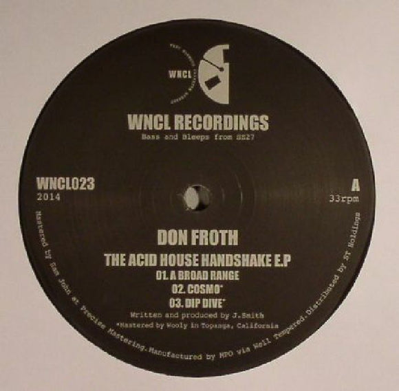 Don Froth - The Acid House Handshake EP