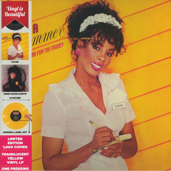 Donna SUMMER - She Works Hard For The Money (limited yellow vinyl LP with obi-strip)