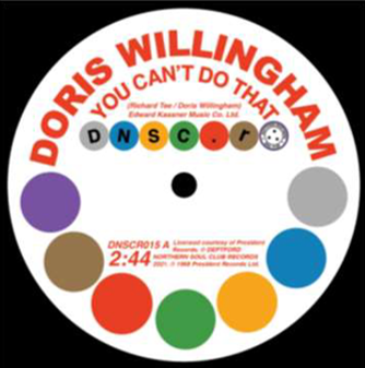 Doris Willingham & Pat Hervey With The Tiaras - You Can't Do That/Can't Get You Out Of My Mind