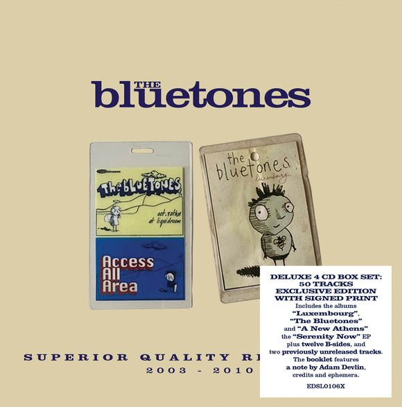 The Bluetones - Superior Quality Recordings, 2003 - 2010 [4CD] Signed print