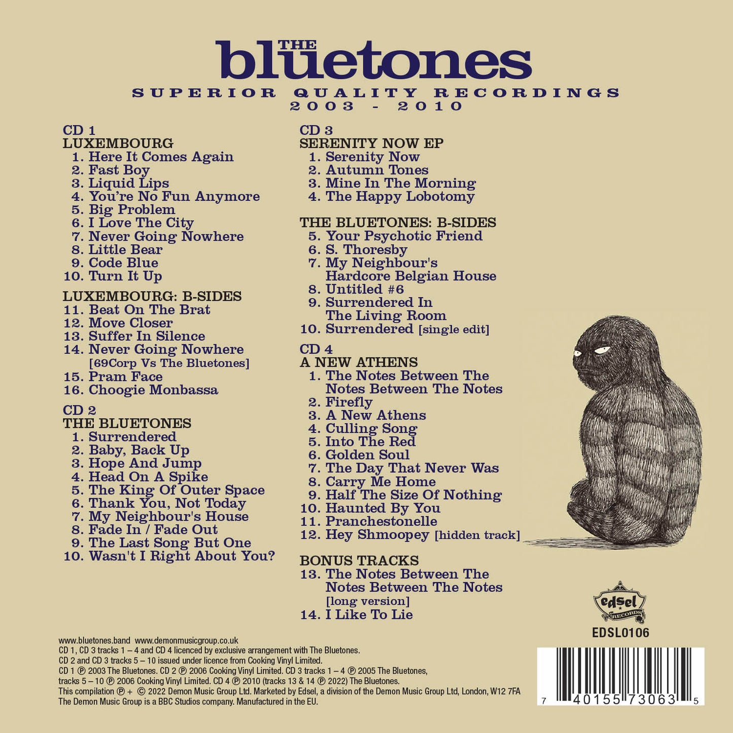 The Bluetones - Superior Quality Recordings, 2003 - 2010 [4CD]