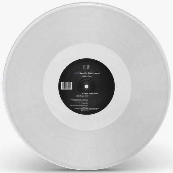 Maceo Plex & Gabriel Ananda - Solitary Daze (Incl. North Lake & Barnt Remixes) (Clear Vinyl Repress)