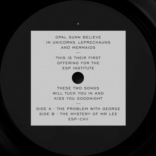 Opal Sunn - The Problem With George b/w The Mystery Of Mr Lee