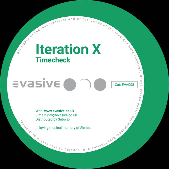 Iteration X - Timecheck / Liquid Logic (Reissue)