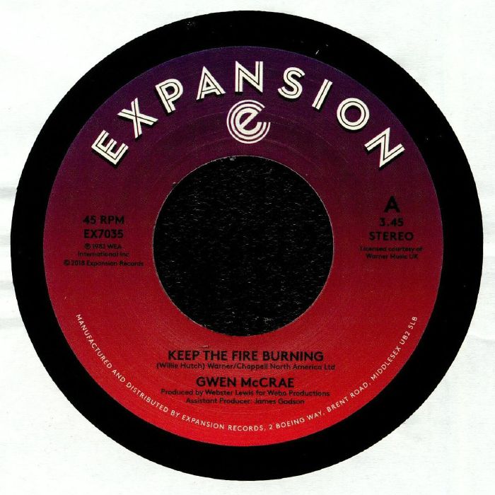 Gwen McCrae - Keep The Fire Burning / Funky Sensation