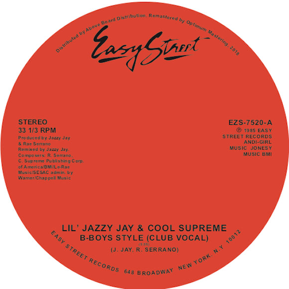 Lil' Jazzy Jay & Cool Supreme - B-Boys Style
