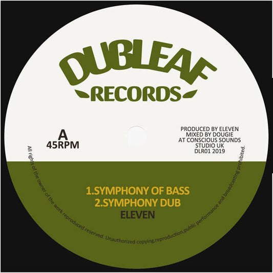 Eleven - SYMPHONY OF BASS / BLESSED RAIN 10''