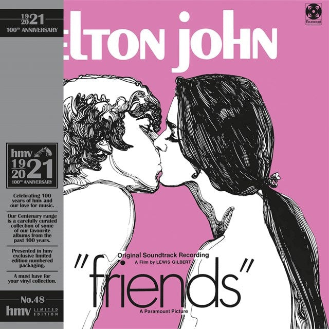 ELTON JOHN - FRIENDS [Marble white / Violet Vinyl]