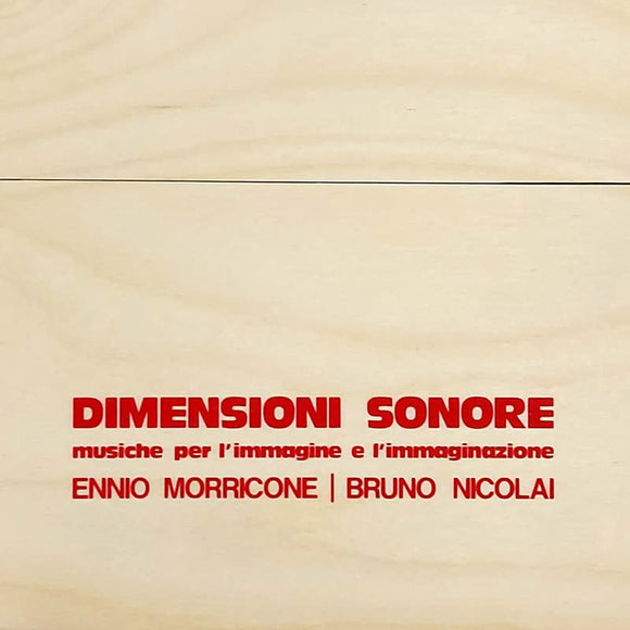 Ennio Morricone | Bruno Nicolai - DIMENSIONI SONORE - MUSICA PER L'IMMAGINE E L'IMMAGINAZIONE