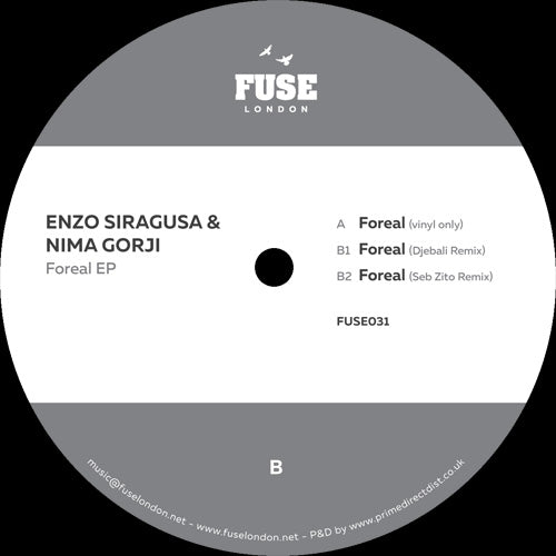 Enzo Siragusa & Nima Gorji - Foreal EP